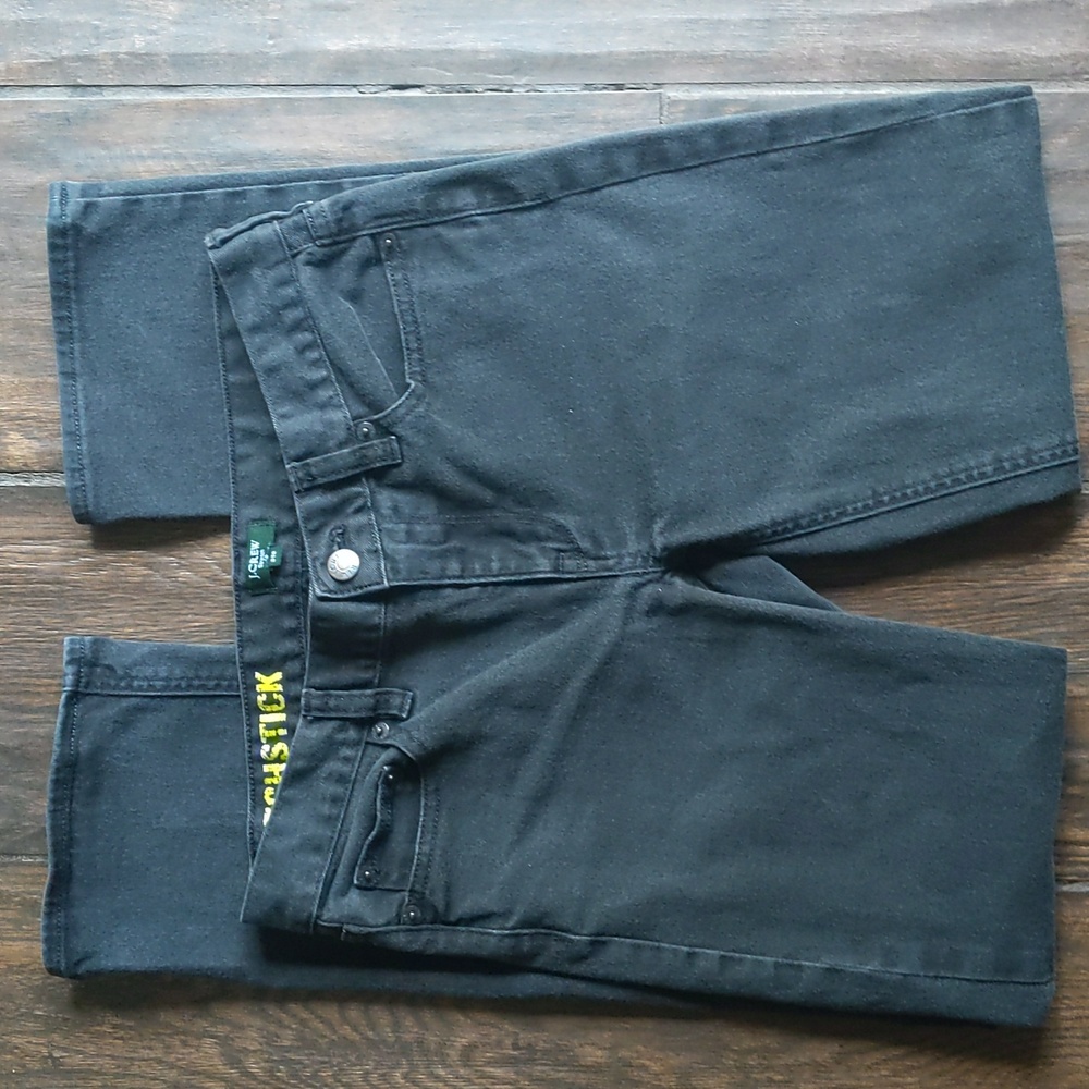 J. Crew Stretch Matchstick Jeans in Black - 27 Short